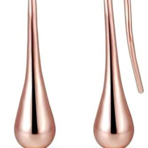 Philip Jones Rose Gold Plated Teardrop Earrings